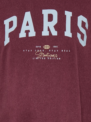 Only Maternity Sweatshirt 'OLMEMELIE' in Rood