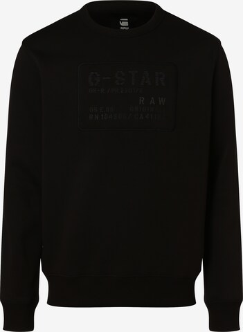 G-Star RAWSweater majica - crna boja: prednji dio