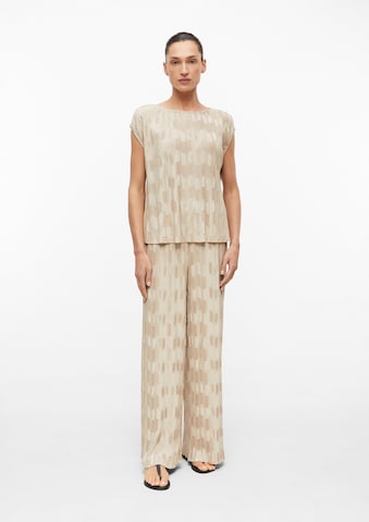 s.Oliver Wide Leg Hose in Beige
