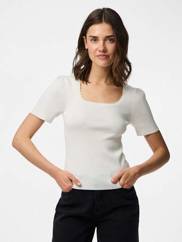 PIECES Pullover 'PCJuline ' i hvid: forside
