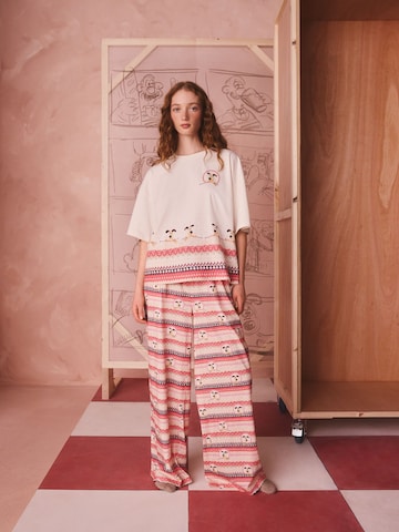 Cath KidstonPidžama 'Wallace and Gromit' - roza boja: prednji dio