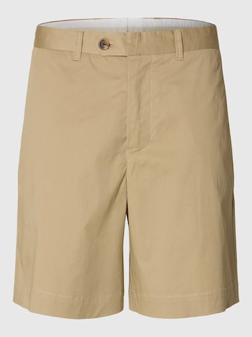 SELECTED Loose fit Chino trousers in Brown