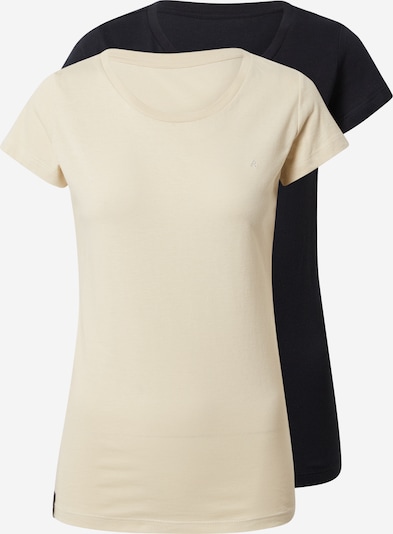 REPLAY T-shirt en beige / noir, Vue avec produit
