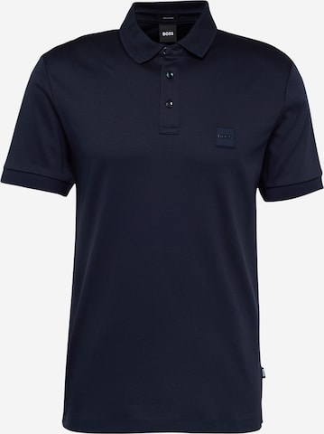 T-Shirt 'Parlay' BOSS Black en bleu : devant