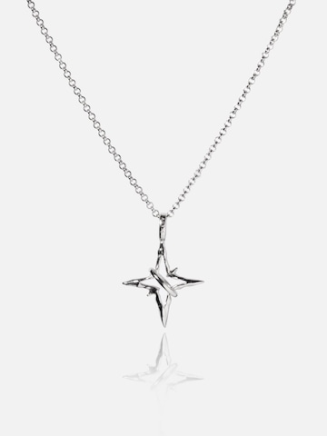 warpedsense Necklace 'Stellar' in Silver: front