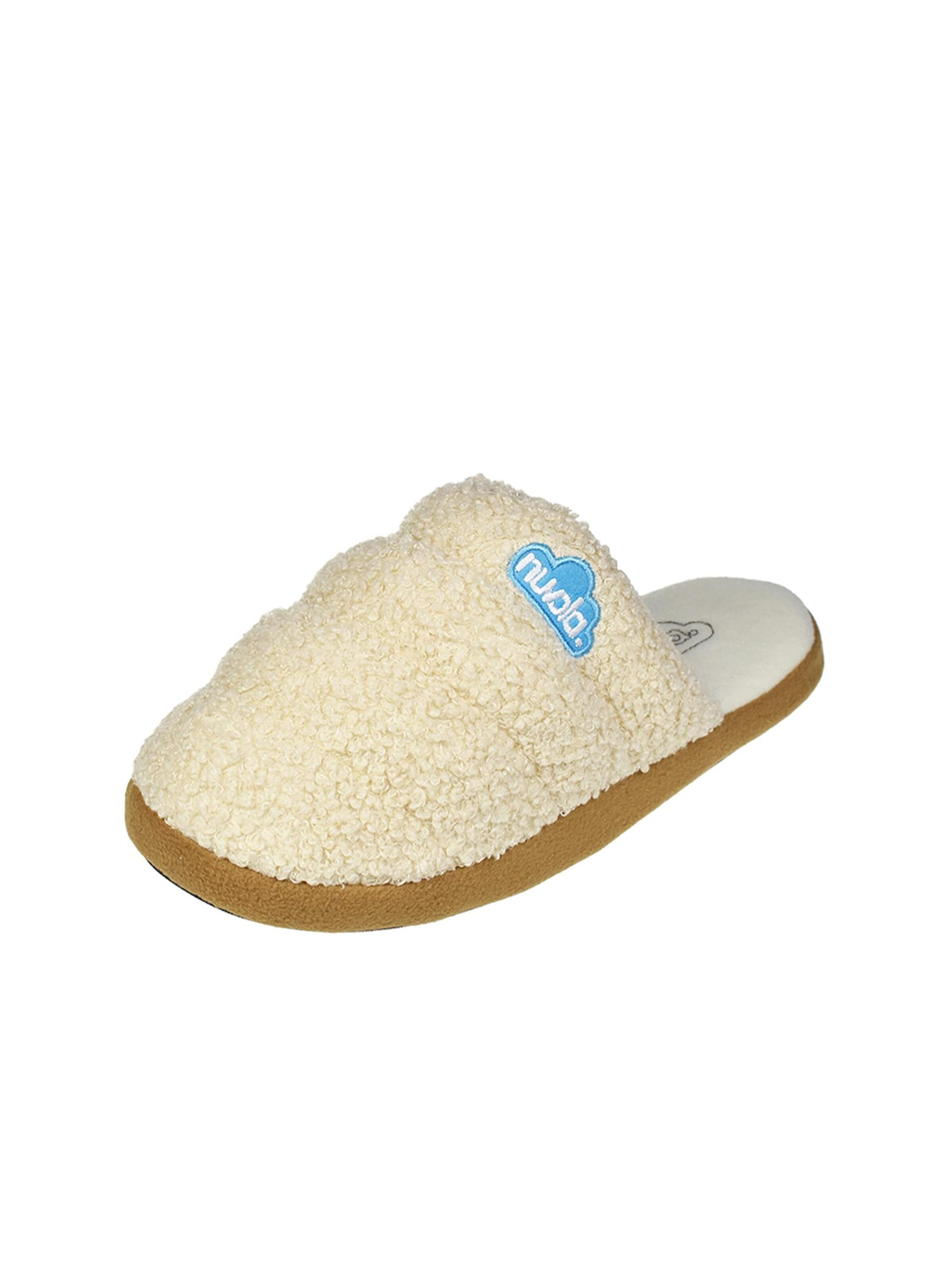 Nuvola. - Pantufa 'Zueco Sheep' em bege