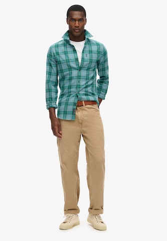 Superdry & Co Regular fit Button Up Shirt in Green