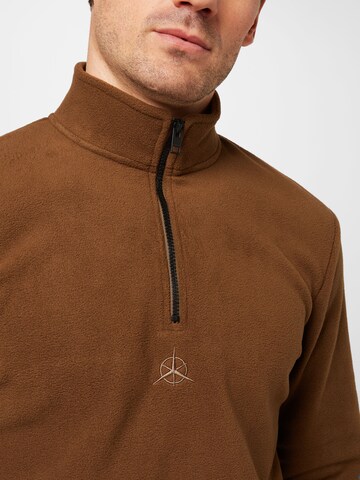 JACK & JONES Sweatshirt 'FRIDAY' i brun