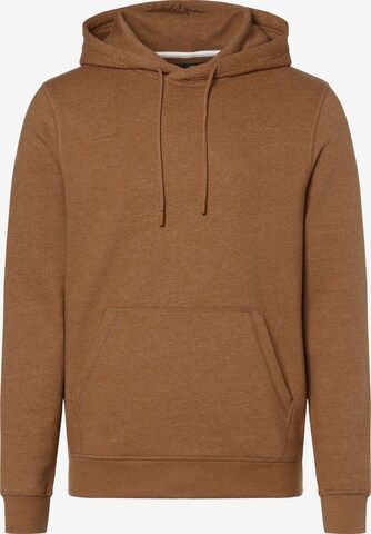 Sweat-shirt Nils Sundström en marron : devant