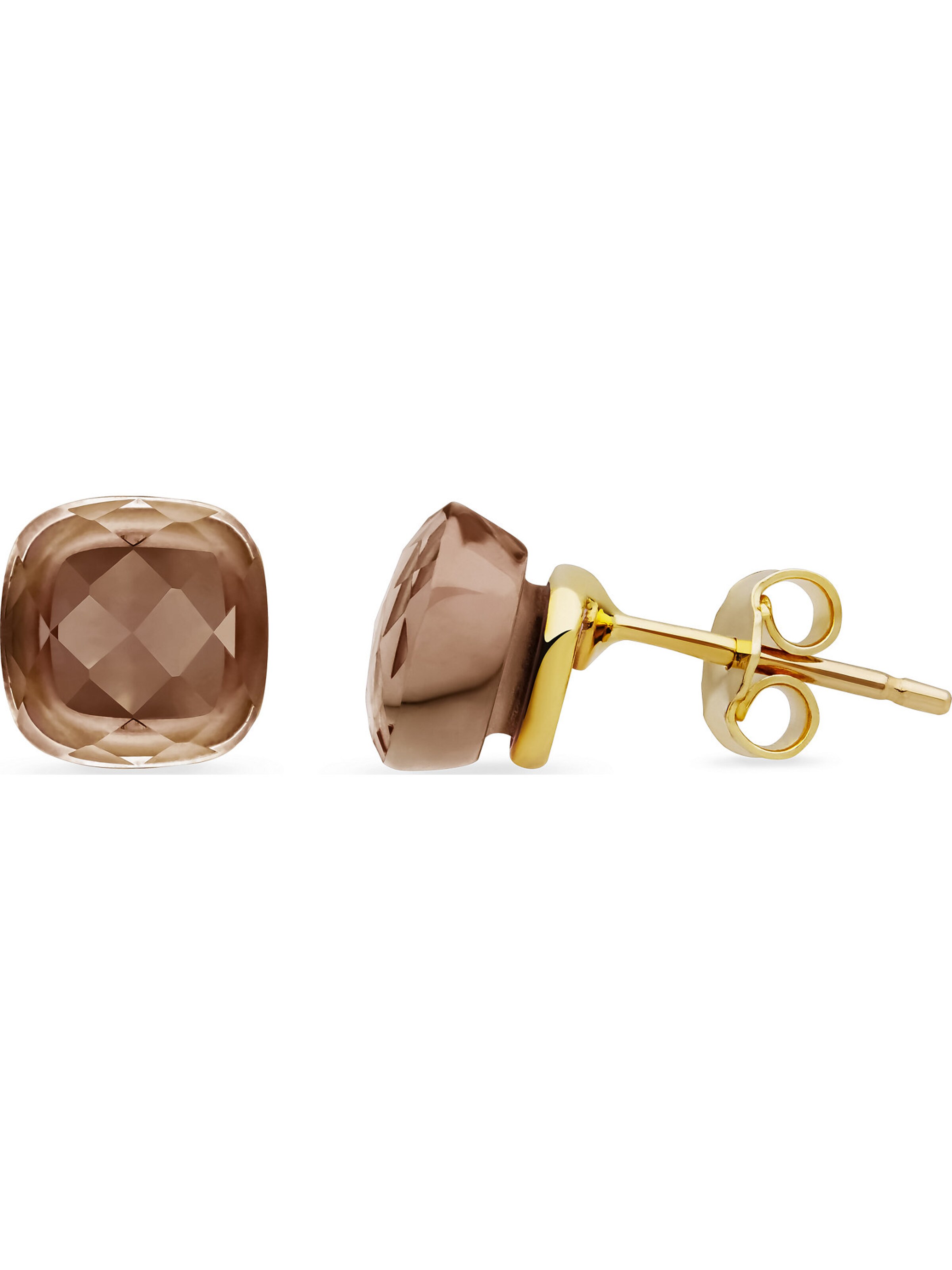 CHRIST Earrings in Brown