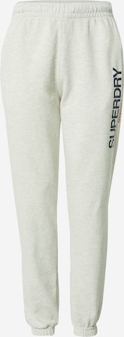 Superdry Pants in Grey: front