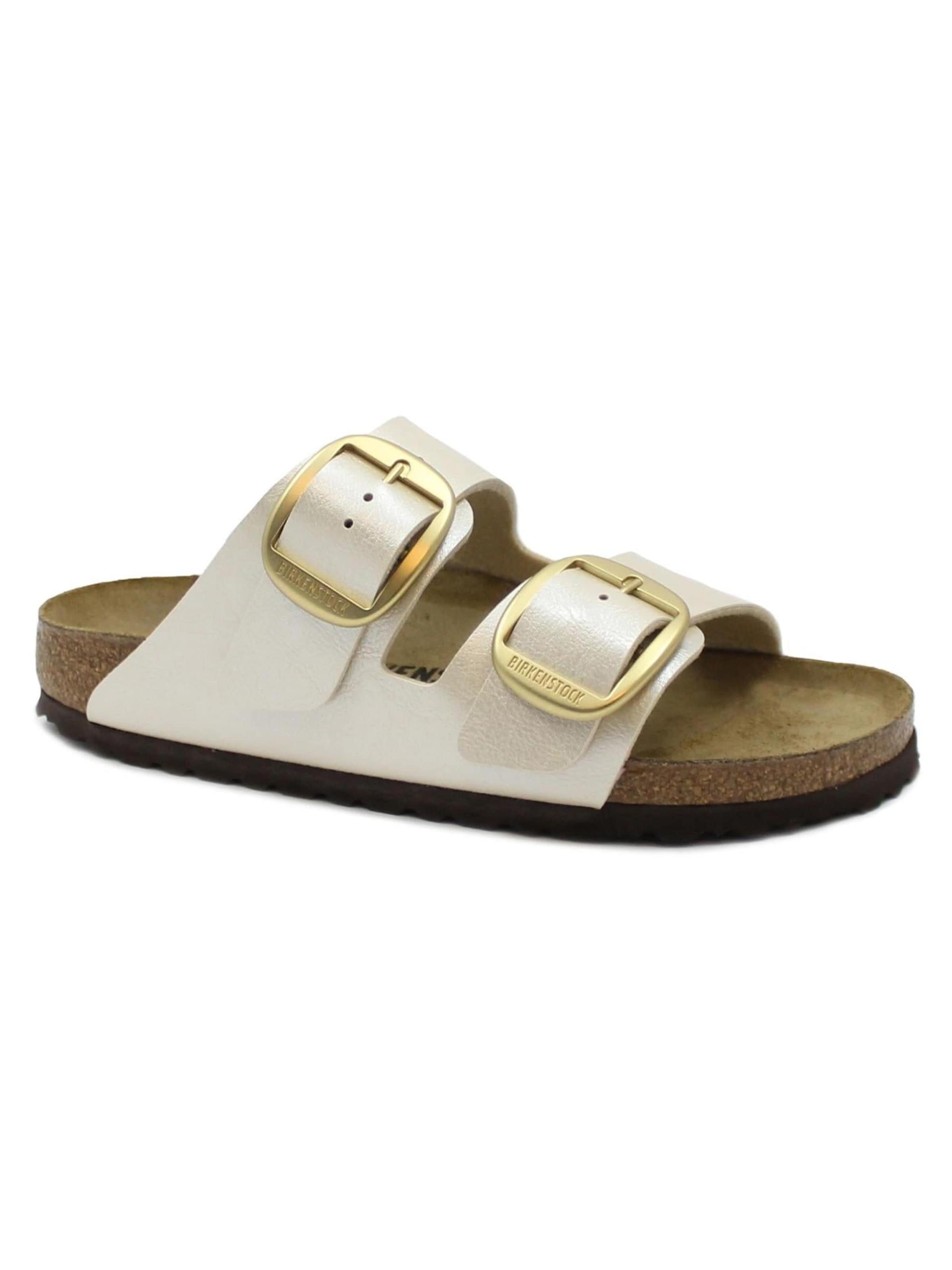 BIRKENSTOCK Pantolette 'BIRKENSTOCK Arizona BIG BUCKLE 1020021 beige graceful pearl white ciabatte donna fibbie'‌‌‌‌‌‌ in 37 in weiß, Produktansicht