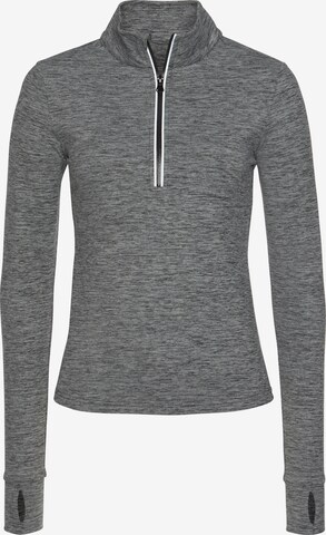 LASCANA ACTIVE Performance Shirt in Grey: front