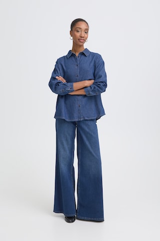 ICHI Shirt in Blauw