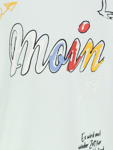 Sublevel Sweatshirt 'Moin' in Grün