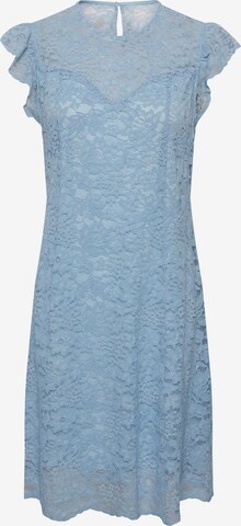 Cream Jurk 'Lacy' in Blauw: voorkant