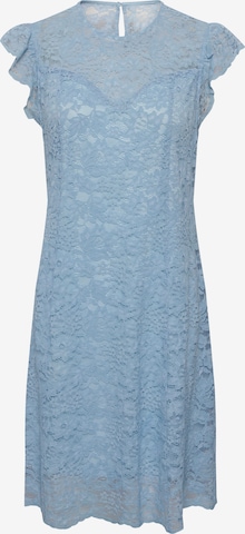 Cream Dress 'Lacy' in Blue: front