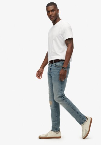 Coupe slim Jean Superdry en bleu