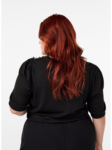Camicia da donna 'CAILVY' di Zizzi in nero