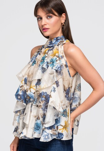 Ombre Top in Blue