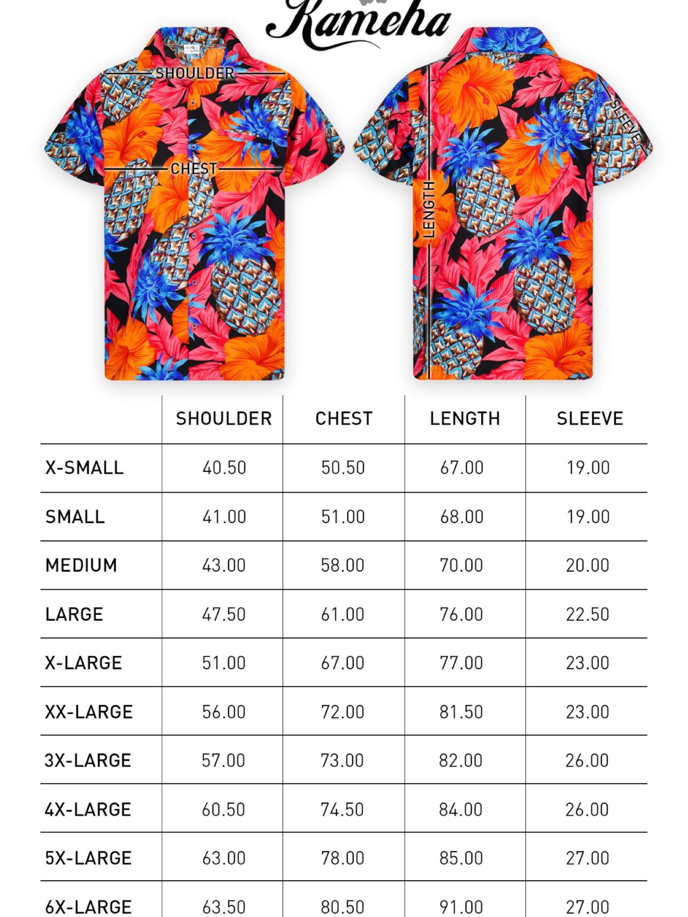 King Kameha Shirt 'Pineapple Hibiscus Black Line' in Rood