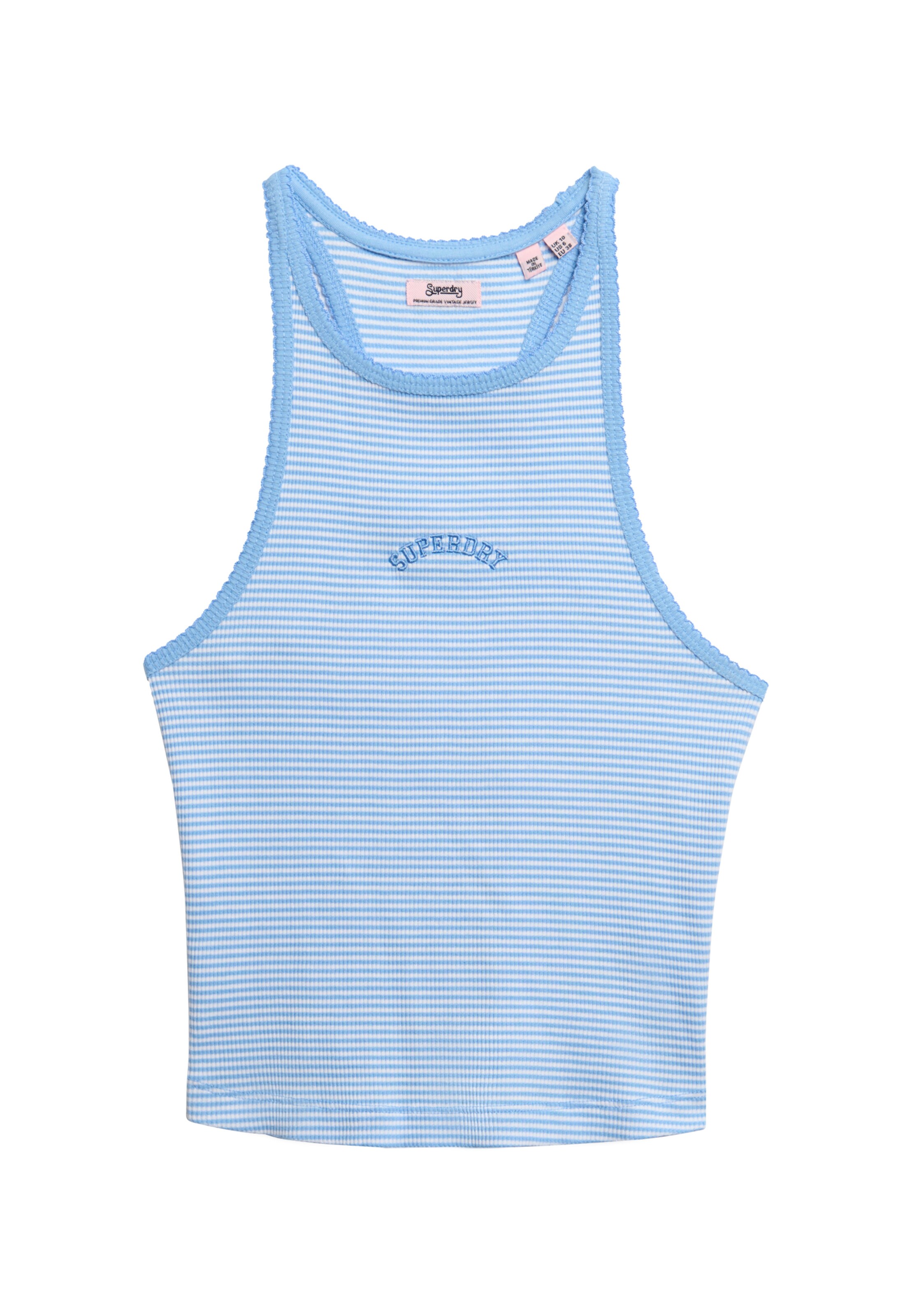 Superdry Top 'Essential' in Blue: front