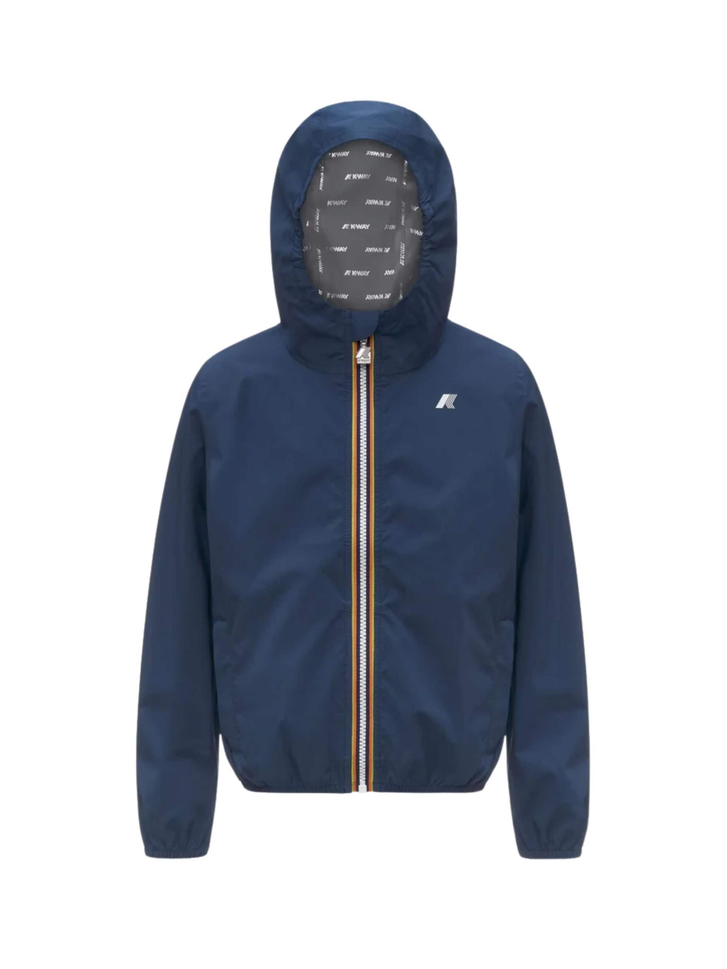 K-Way Between-season jacket 'K-WAY KIDS P.JACK STRETCH DOT GIUBBINO' in Blue: front