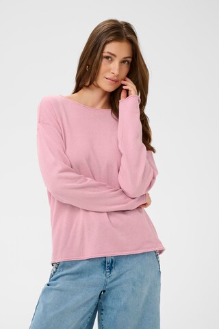 Cream Sweater 'CRRomane' in Pink: front