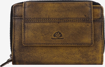 GREENBURRY Wallet 'Distressed' in Yellow: front