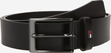 TOMMY HILFIGER Belt 'LAYTON' in Black: front