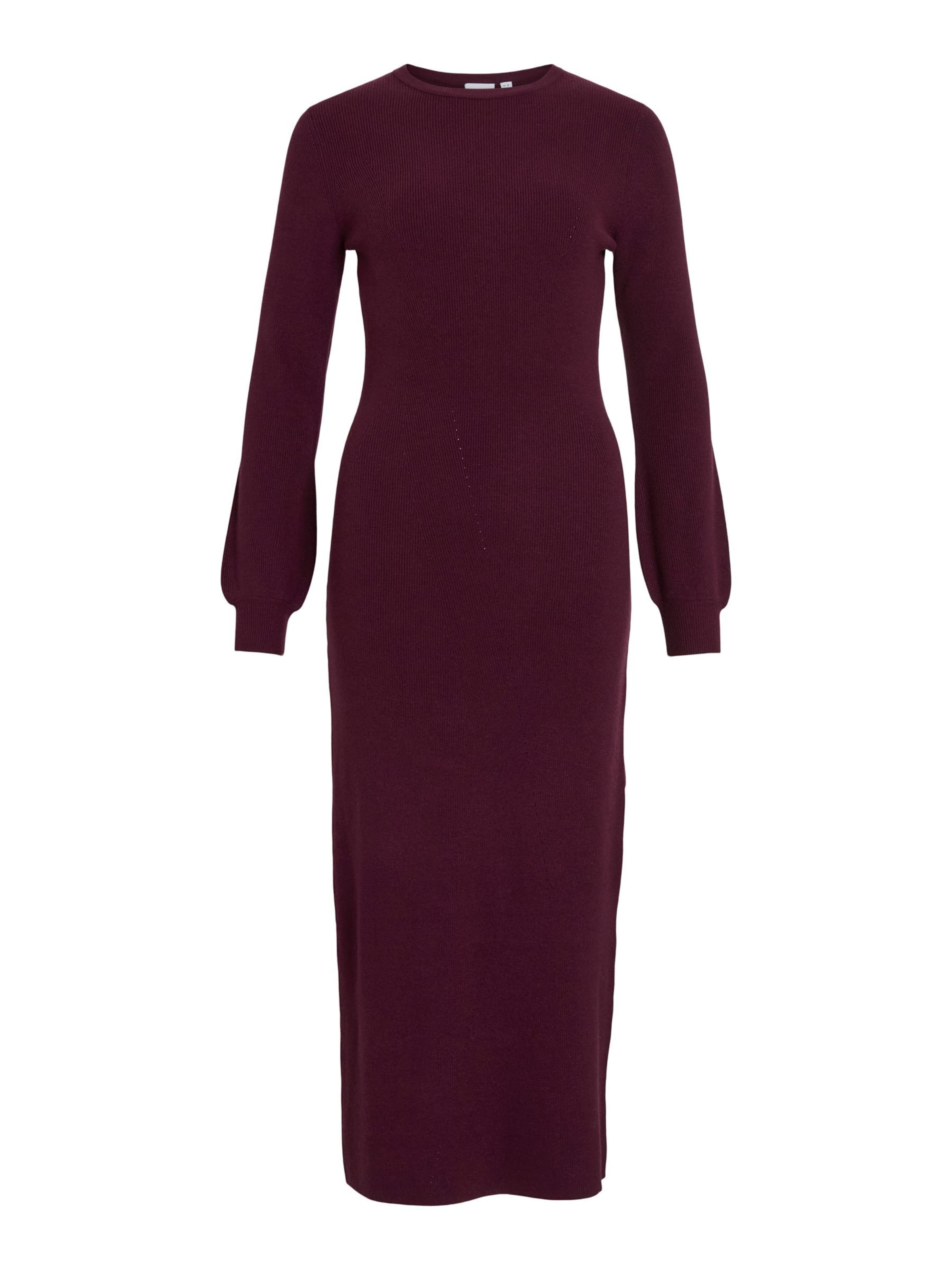 VILA Strikkjole 'VIKalia' i rød: forside