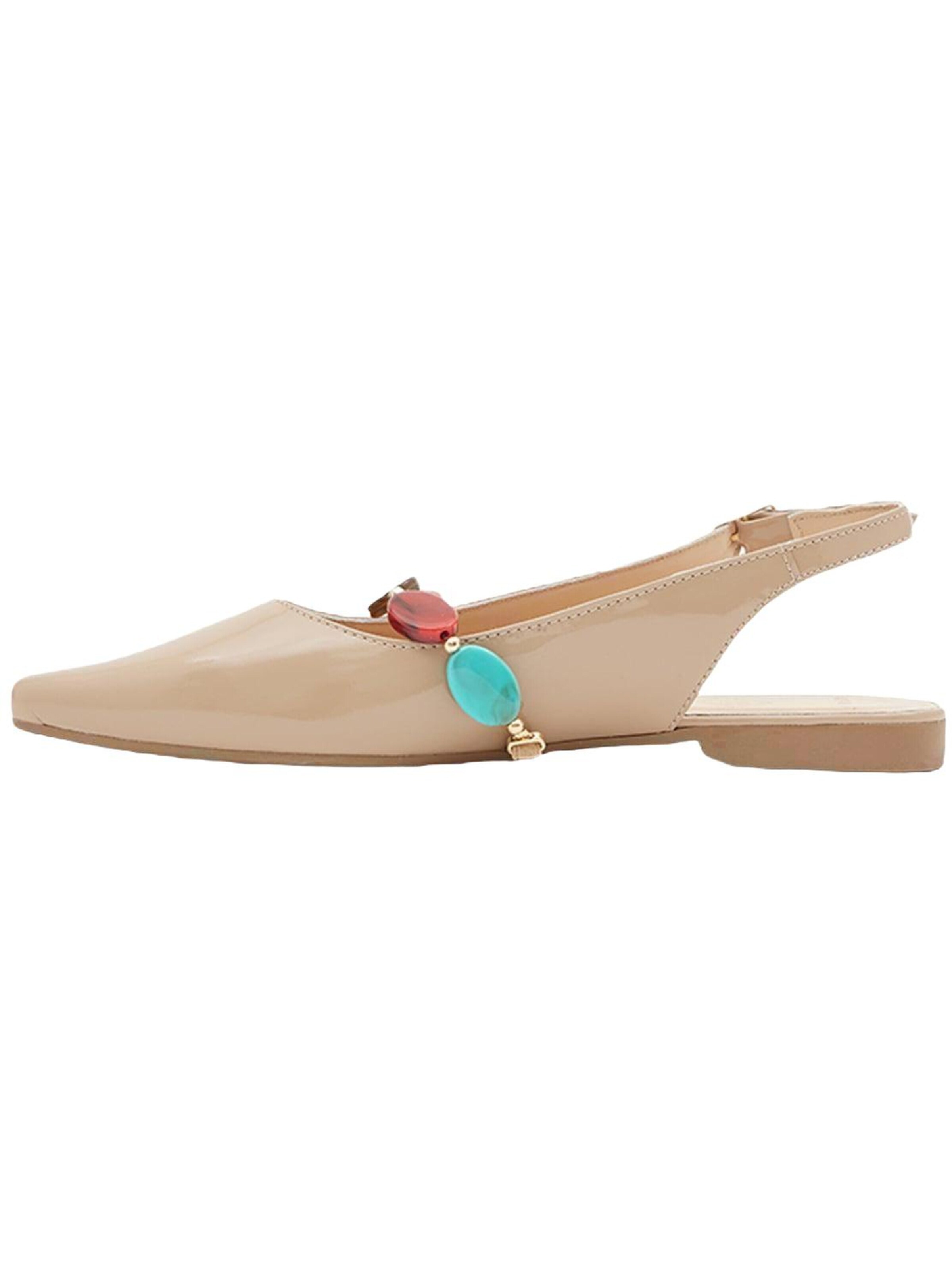 Desa - Zapatos destalonado 'Ballerinen' en beige