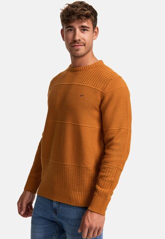 INDICODE JEANS Sweater 'Justice' in Bronze