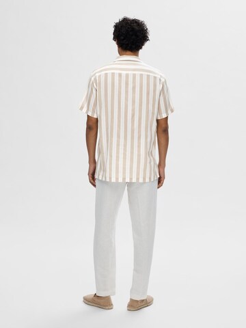 SELECTED HOMME Comfort fit Overhemd 'Cuban' in Grijs