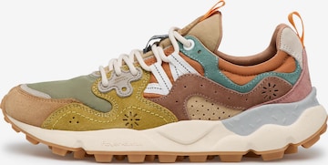 Baskets basses 'YAMANO 3 UNI' Flower Mountain en marron : devant