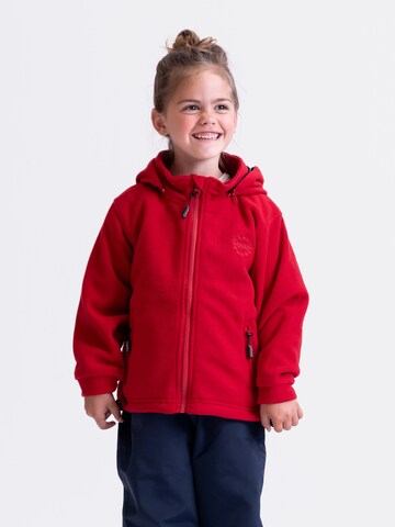BMS Fleece Jacket in Red: front