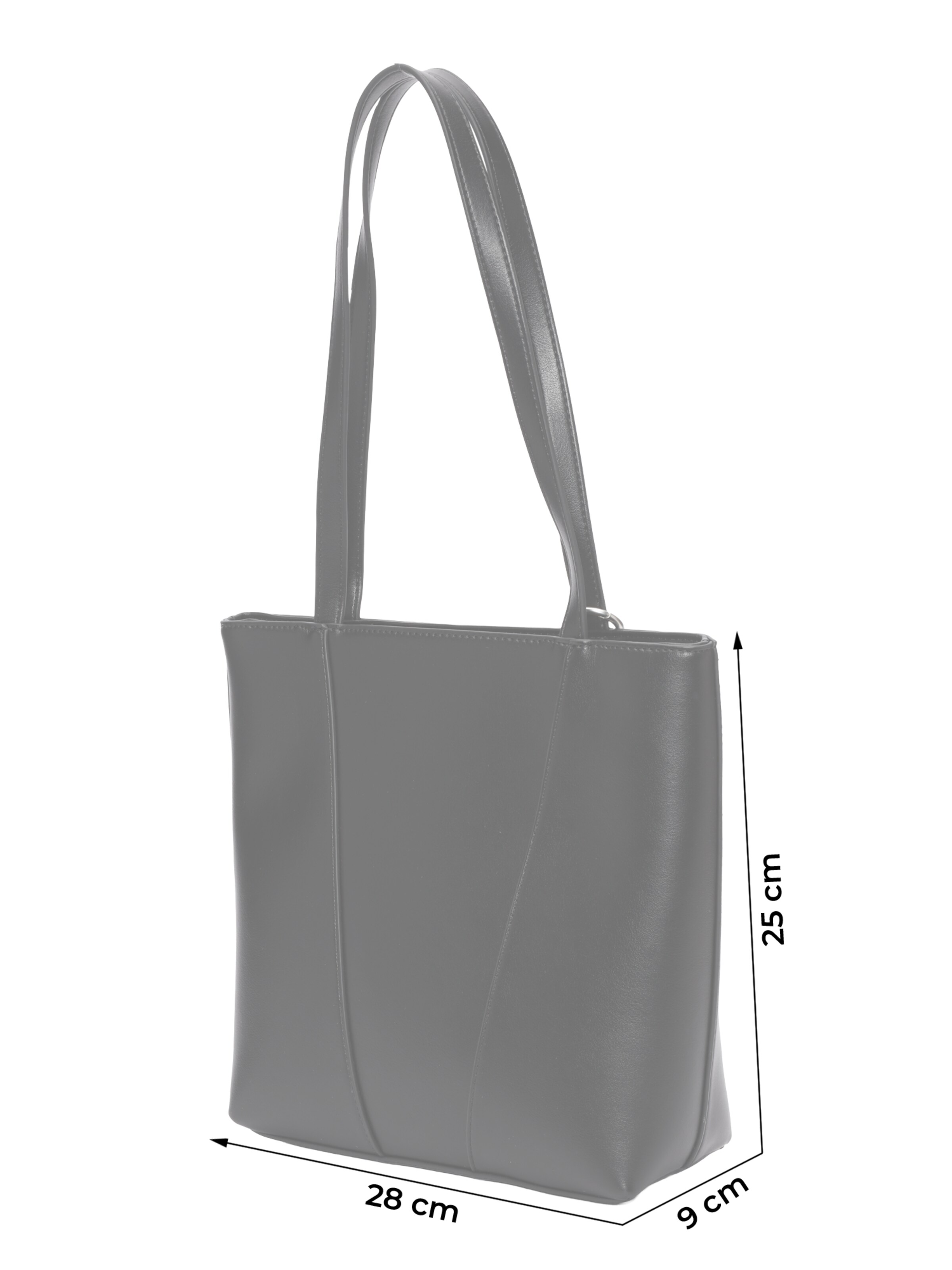 Seidenfelt Shopper táska 'Sandve' - fekete