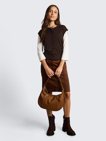 TOM TAILOR Strickjacke in Braun