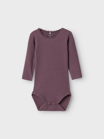 NAME IT - Pijama entero/body 'KAB' en lila