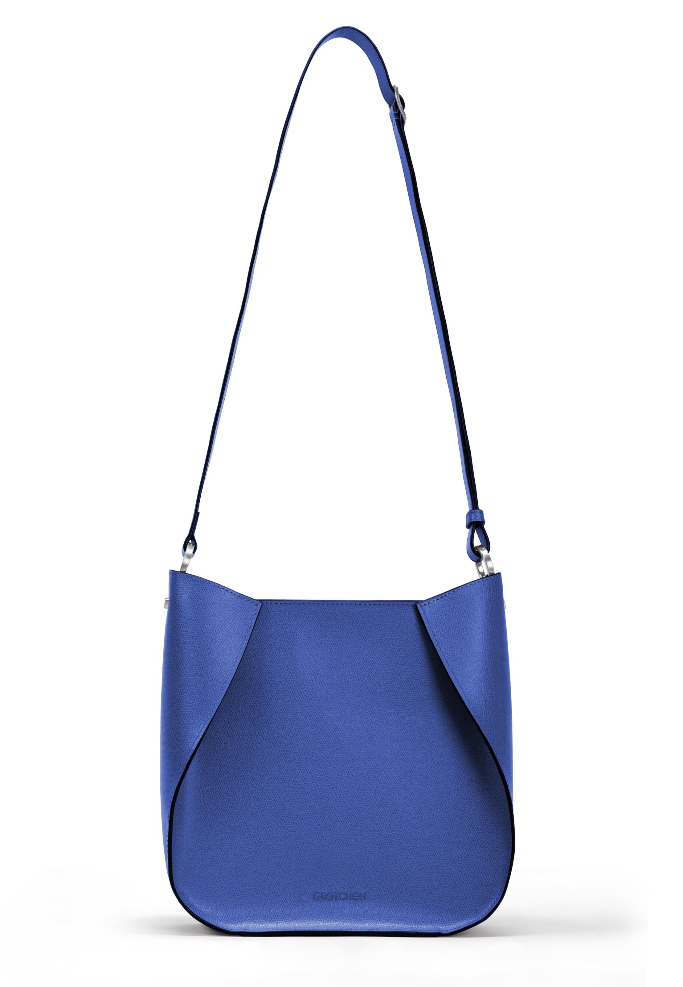 Gretchen Schultertasche 'Erica' in Blau: Vorderseite