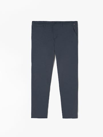 Coupe slim Pantalon chino 'Ponac' Le Temps Des Cerises en bleu : devant