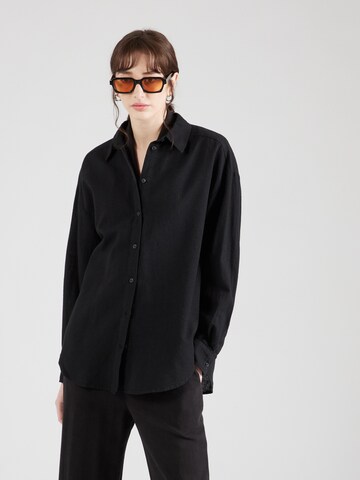 Monki Blouse in Zwart: voorkant