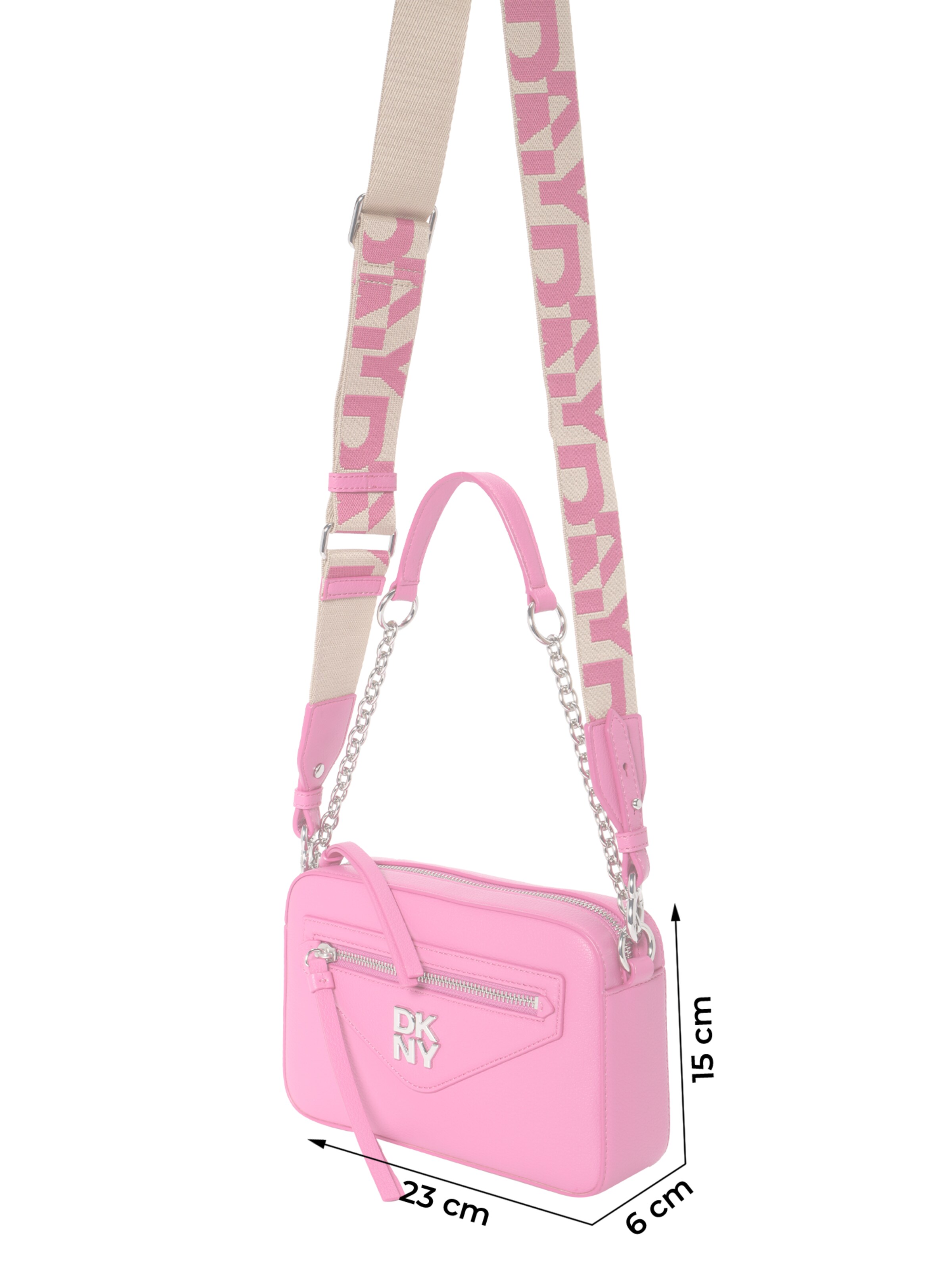 DKNY Schultertasche 'Milan' in Pink