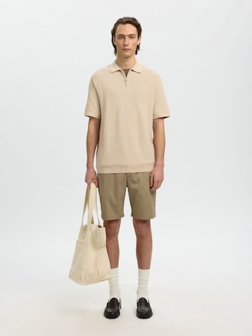 Pull-over 'Panna' SELECTED en beige