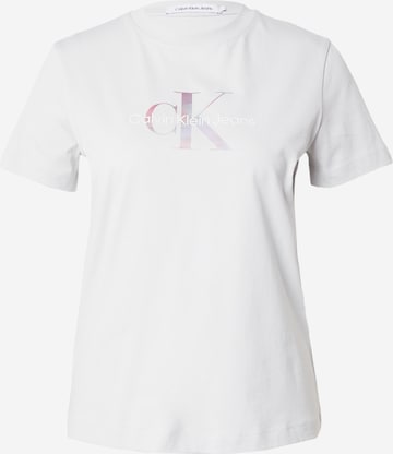 T-shirt Calvin Klein Jeans en gris : devant