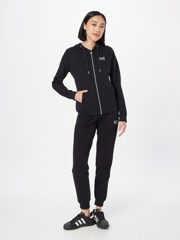 EA7 Emporio Armani Sweatsuit in Black: front