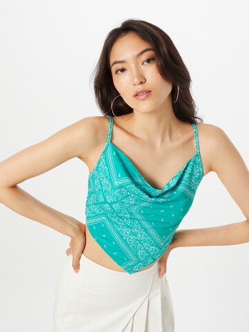 ABOUT YOU x Antonia Top 'Cindy' in Green: front