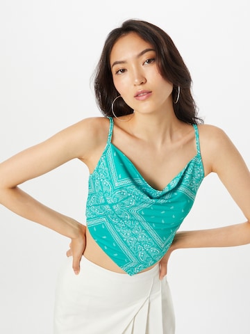 ABOUT YOU x Antonia Top 'Cindy' in Green: front