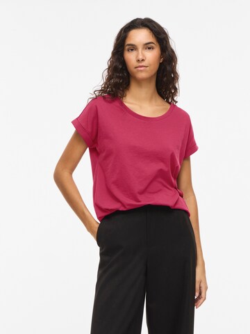 VILA Shirt 'VIDREAMERS' in Rood: voorkant