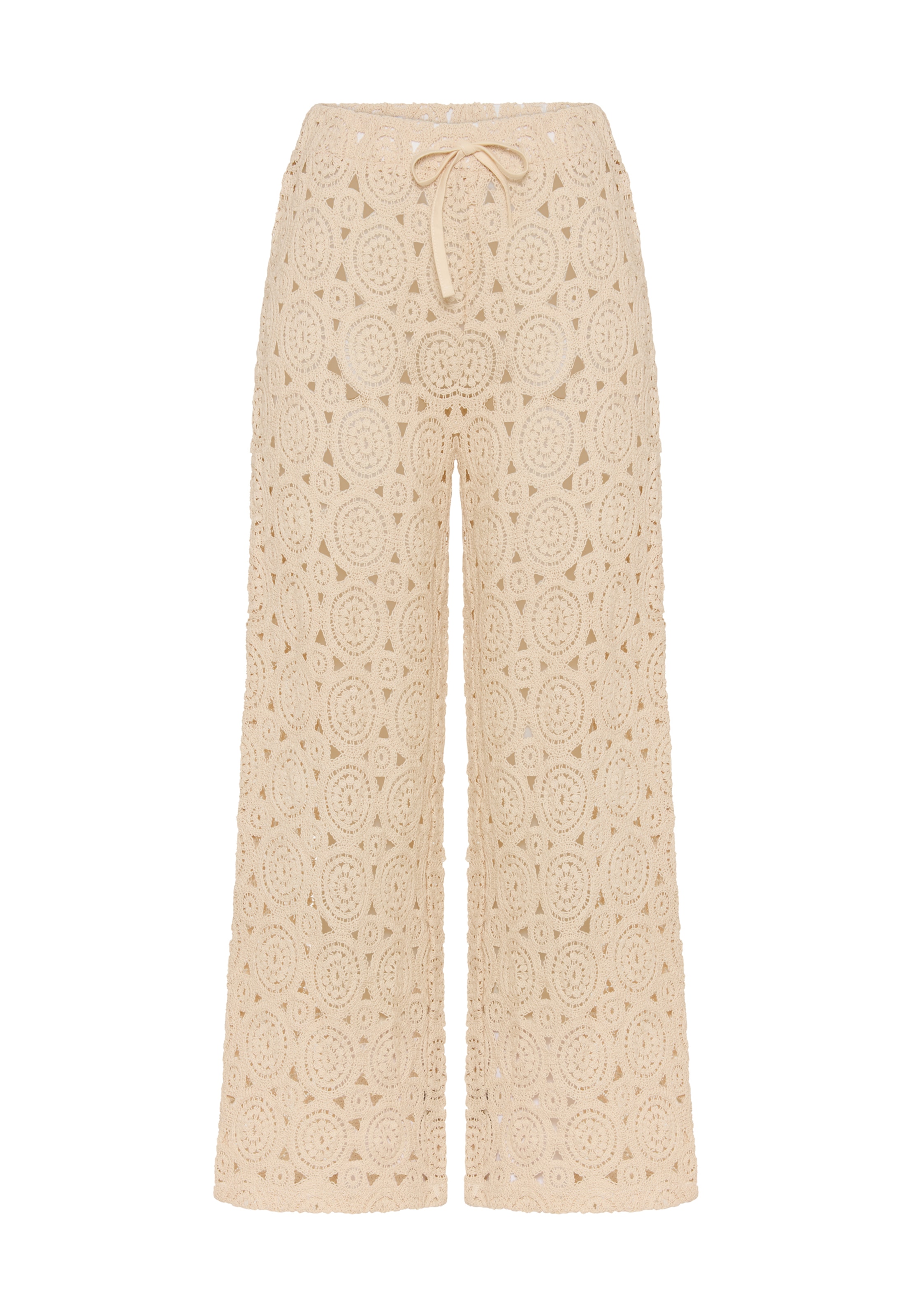 LSCN by LASCANA Loosefit Byxa i beige: framsida